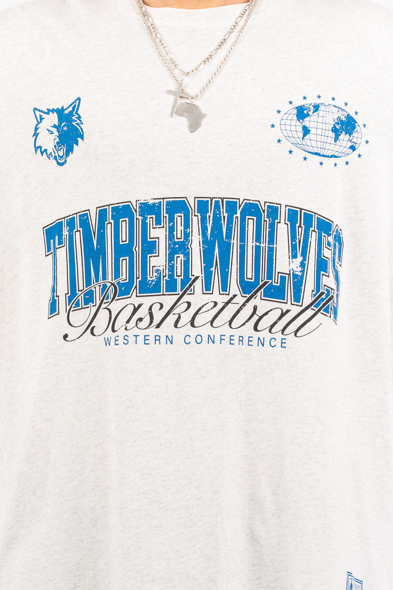 Minnesota Timberwolves Arch Logo Tee - Mens