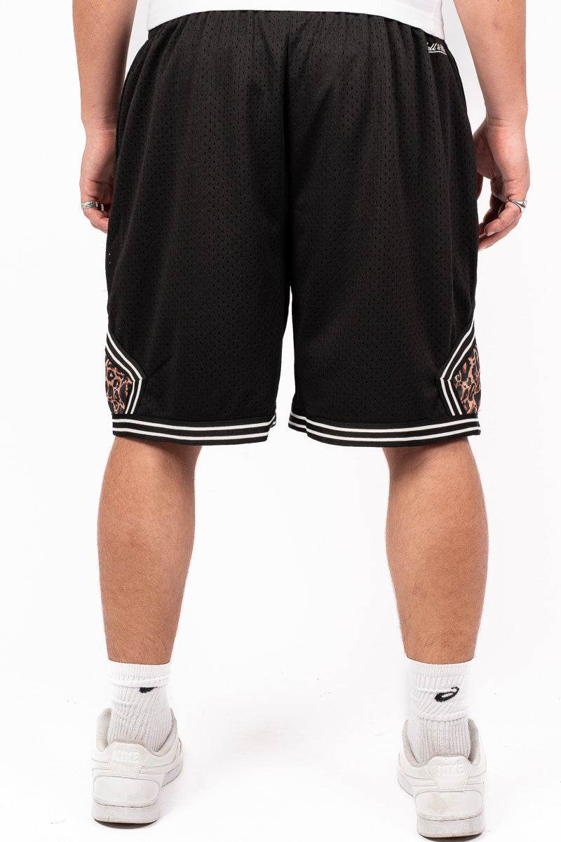 Hardwood Classic Leopard Print NBA Mesh Short