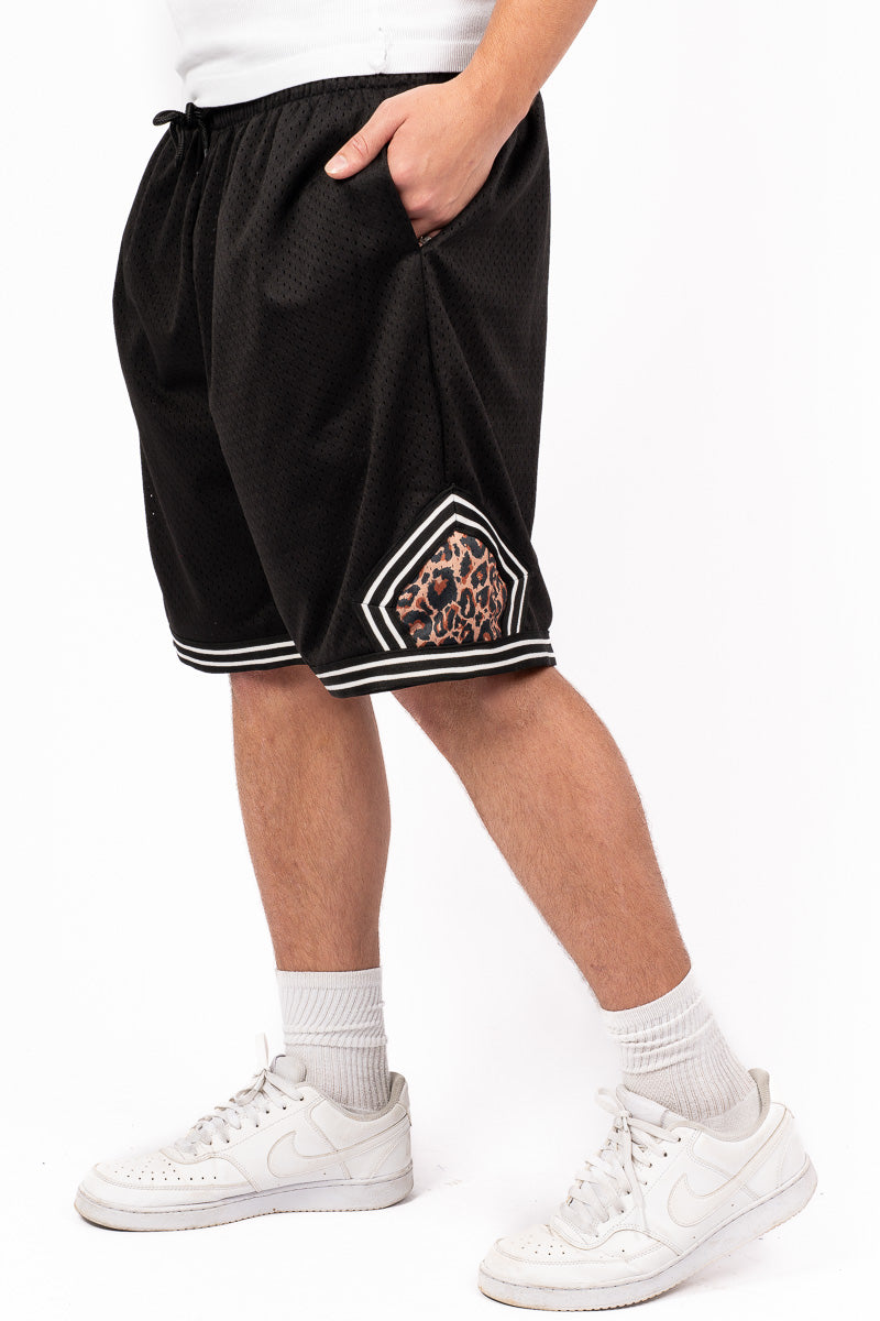 Hardwood Classic Leopard Print NBA Mesh Short