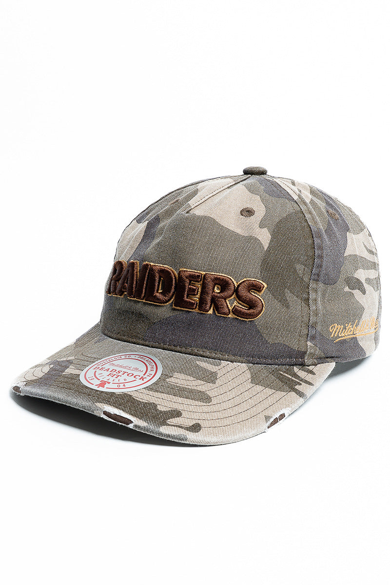 Las Vegas Raiders Distressed Cap