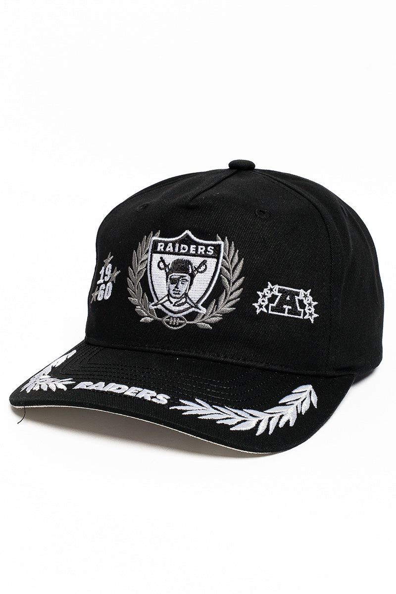 Raiders Stars & Text Origin Snapback
