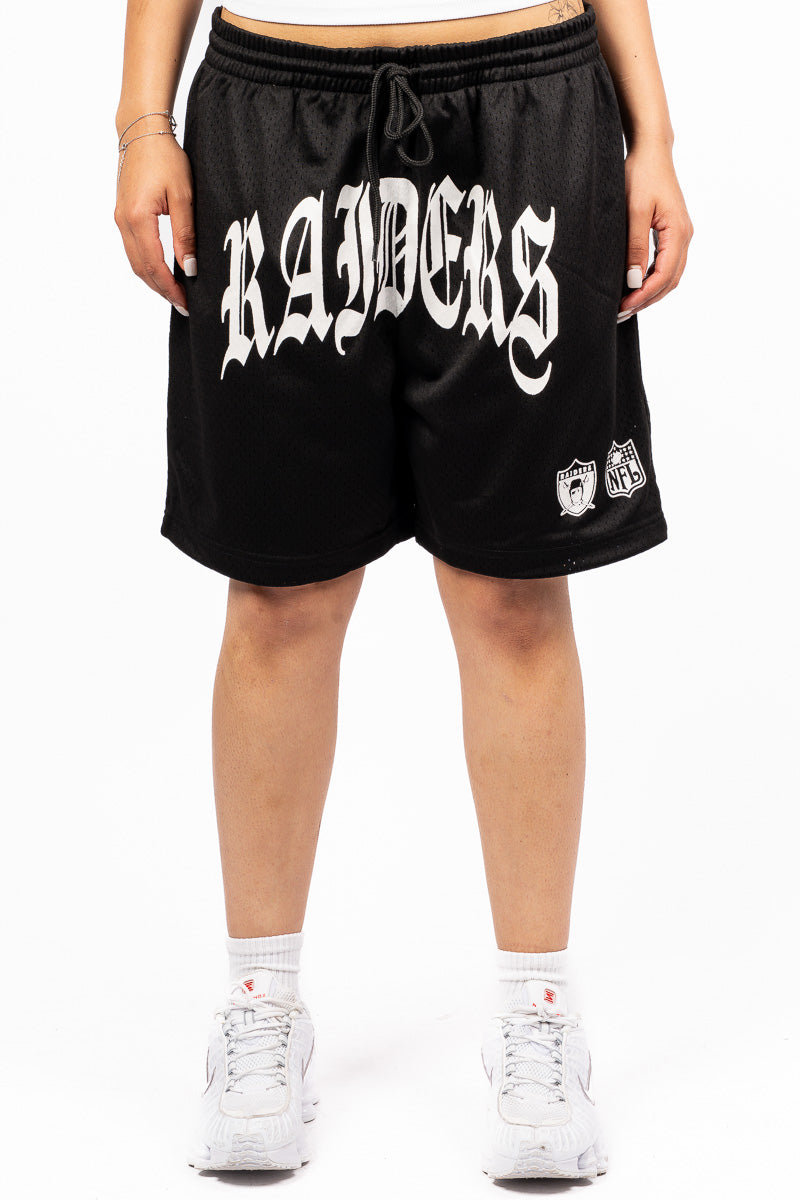 Raiders Style Logo Shorts