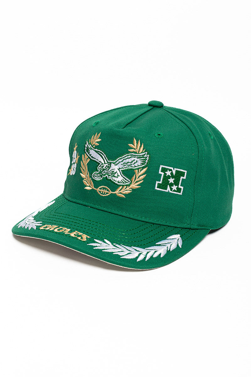 Philadelphia Eagles Stars & Text Origin Snpback
