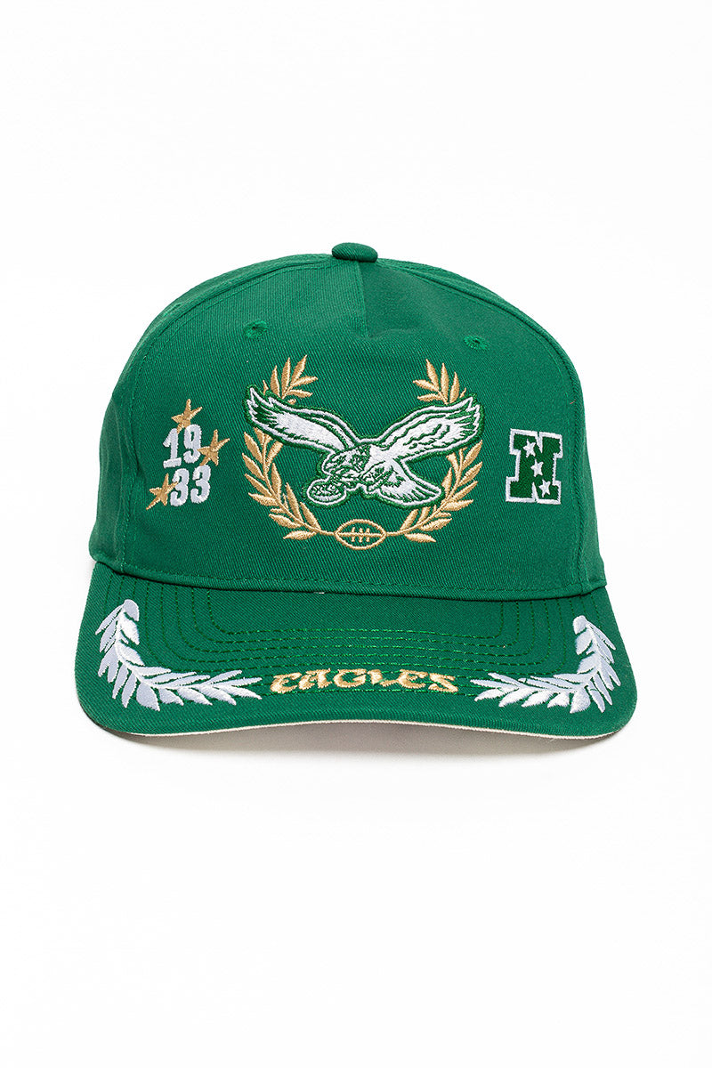 Philadelphia Eagles Stars & Text Origin Snpback