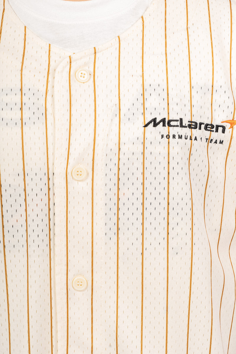McLaren Las Vegas F1 Mesh Button-Up Jersey