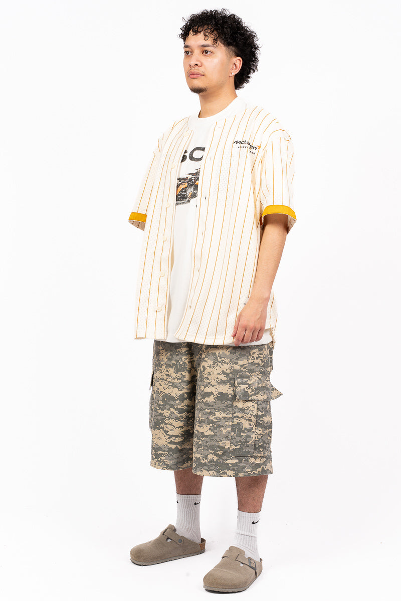 McLaren Las Vegas F1 Mesh Button-Up Jersey