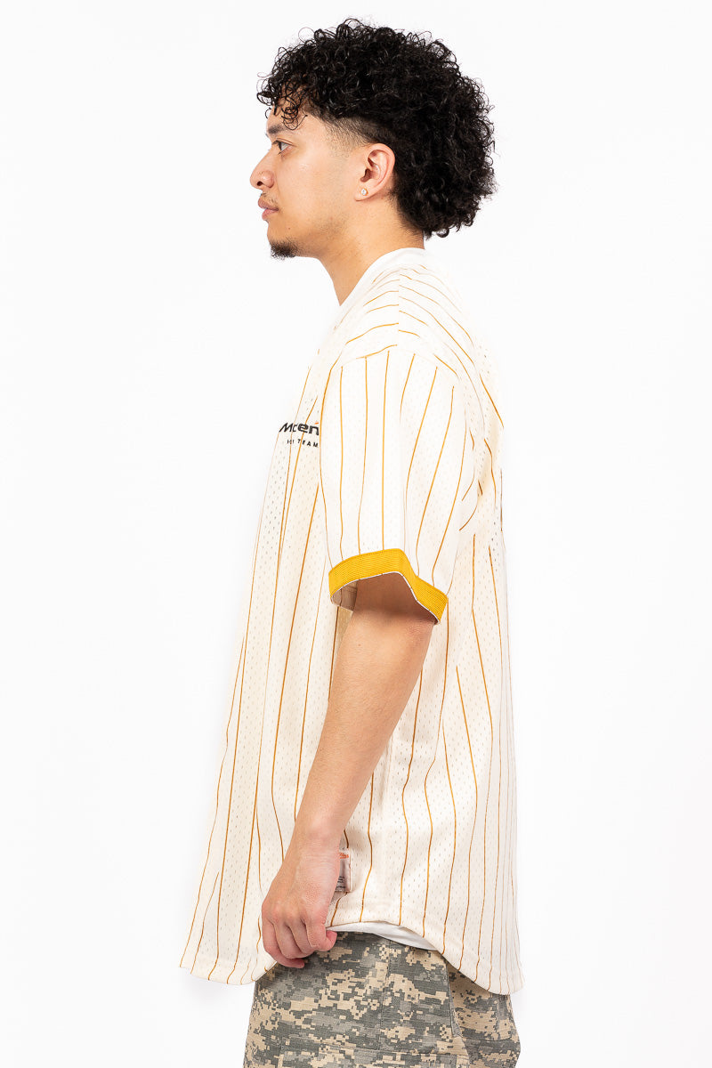 McLaren Las Vegas F1 Mesh Button-Up Jersey