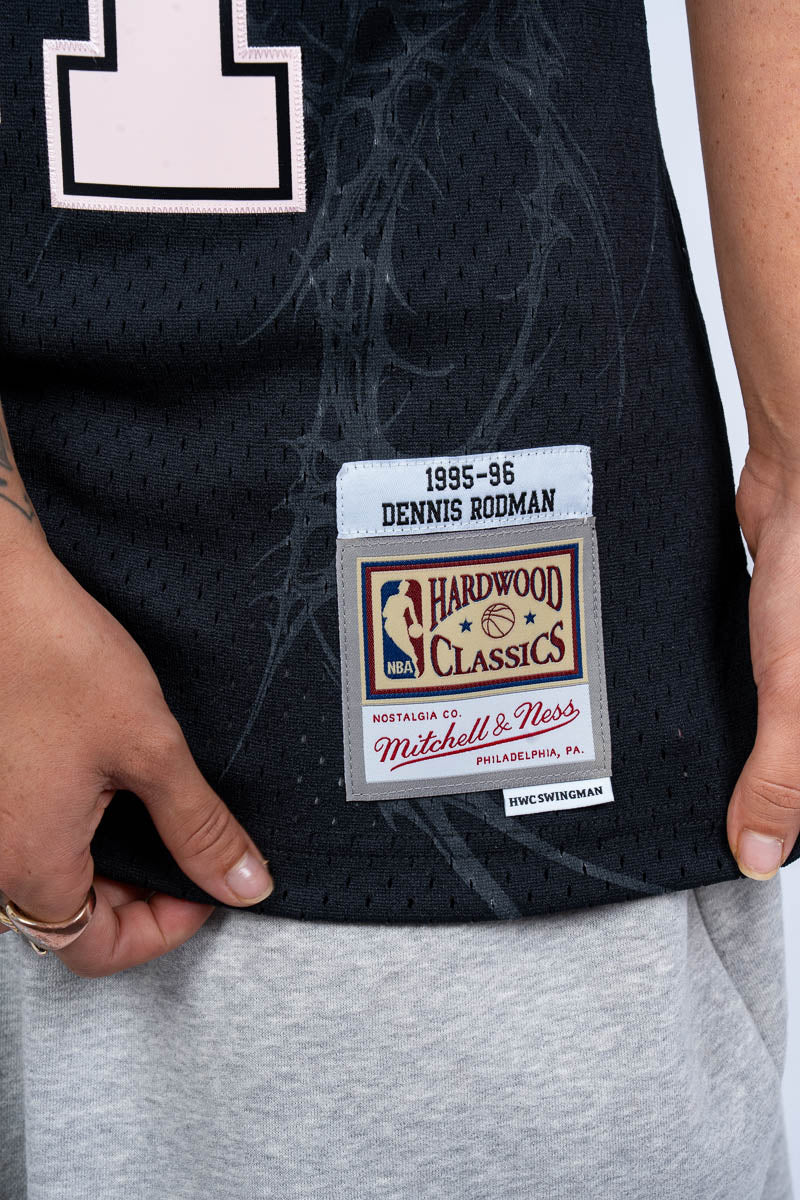 Chicago Bulls Rodman Cyber Sigil Jersey - Womens