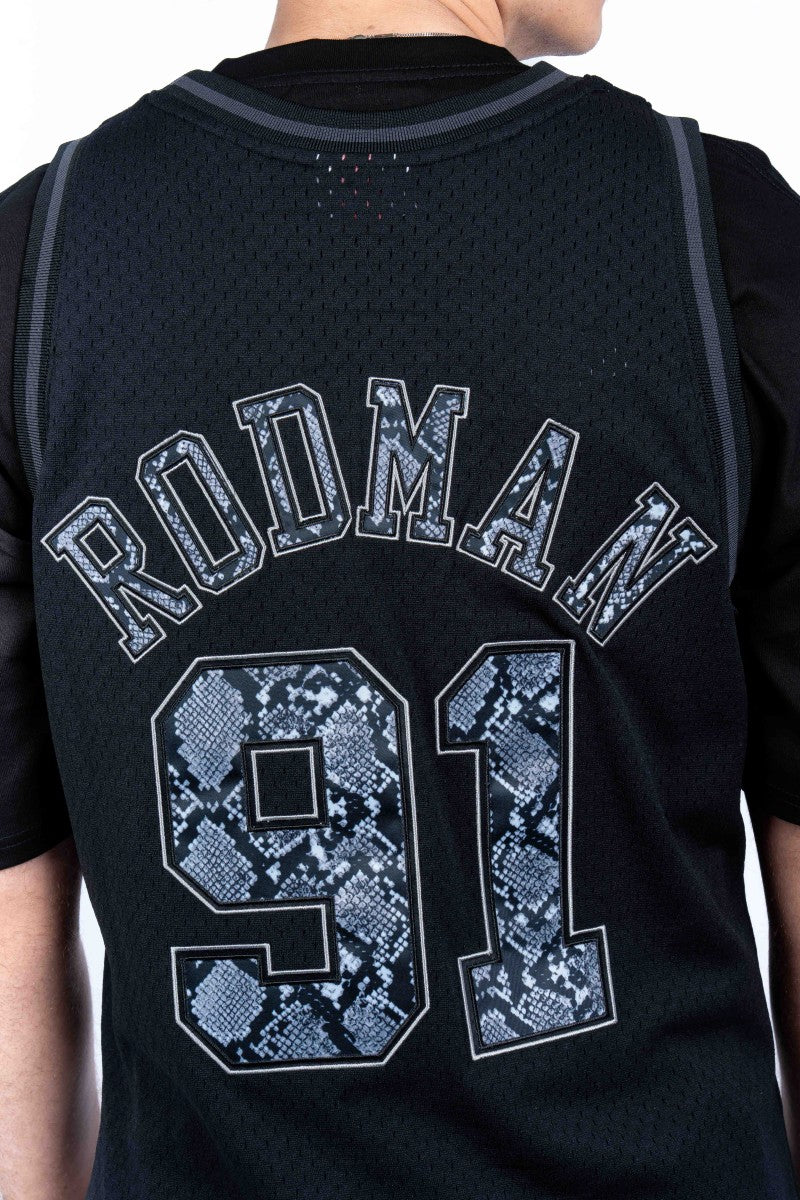 Chicago Bulls Rodman Snakeskin Jersey - Mens