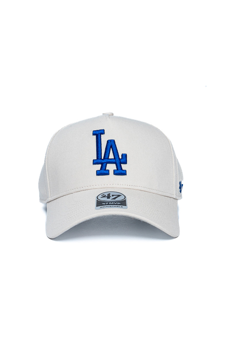 LA Dodgers Bone White 47 MVP A-Frame Cap - Mens
