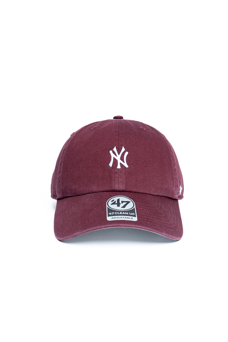 NY Yankees Maroon 47 Clean Up Cap - Mens