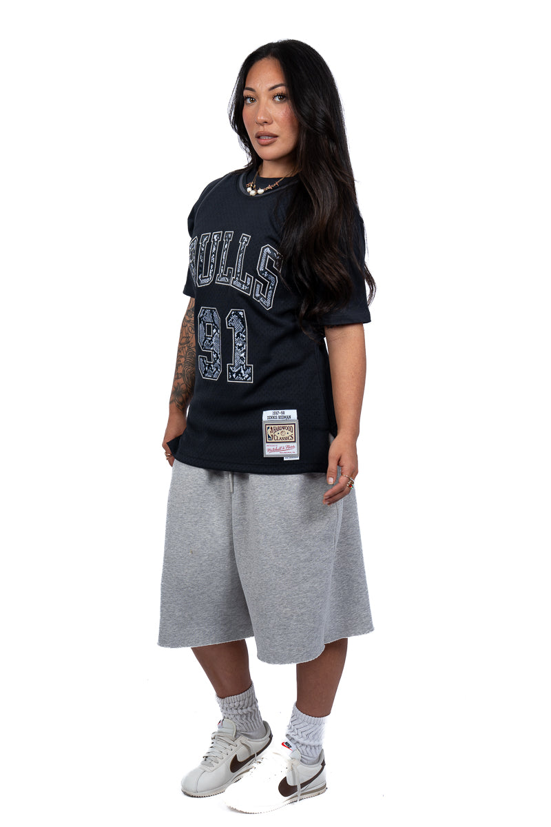Chicago Bulls Rodman Snakeskin Jersey - Womens