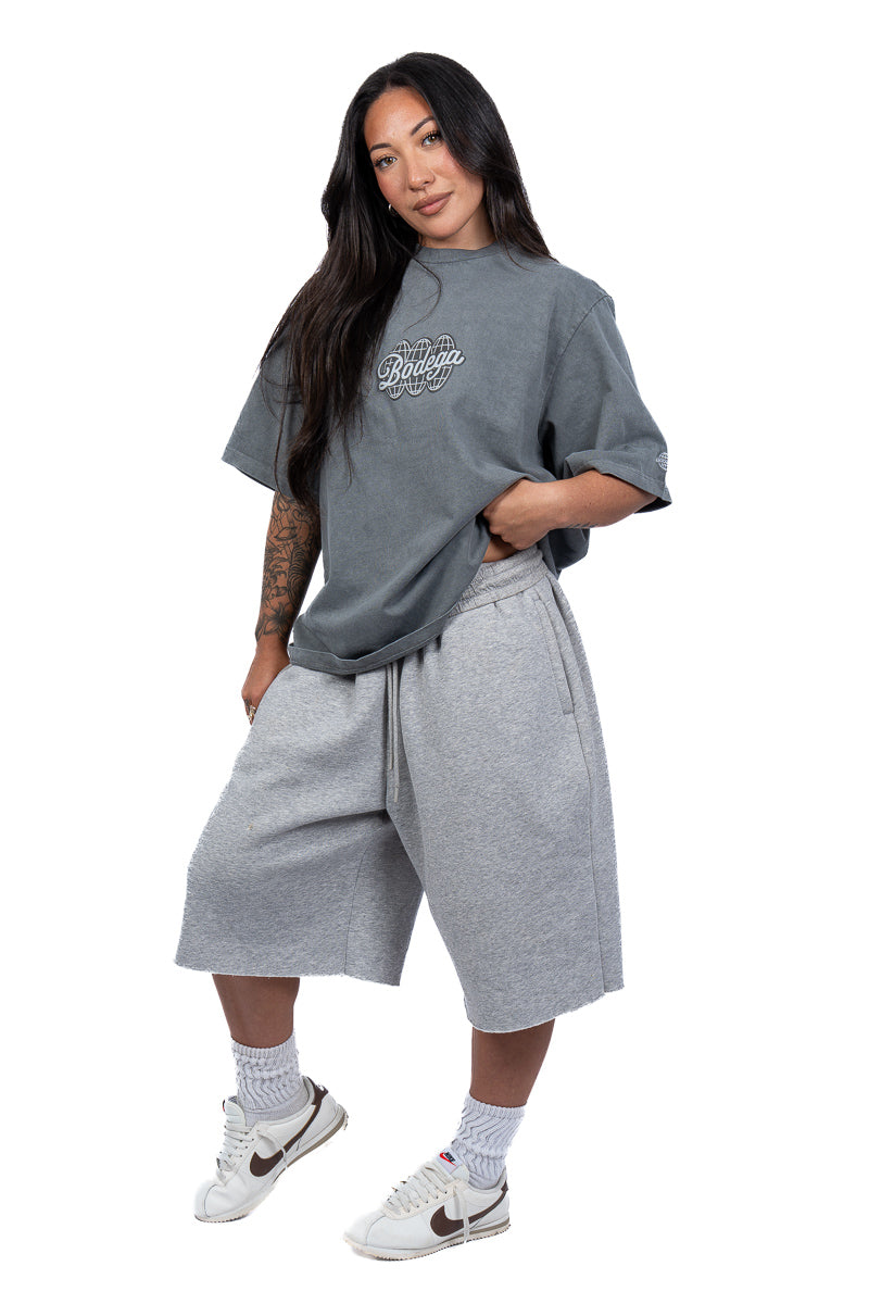 American Bodega Charcoal Puff Logo Tee - Womens