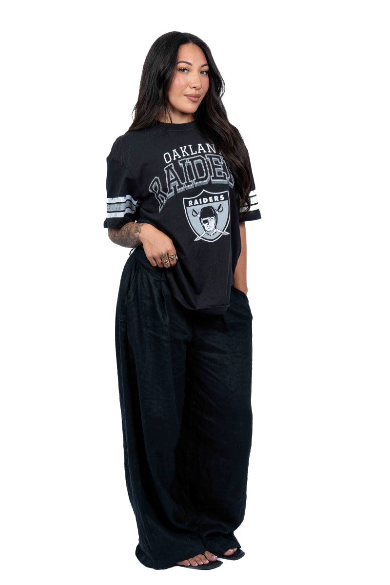 Oakland Raiders Arc Tee - Womens