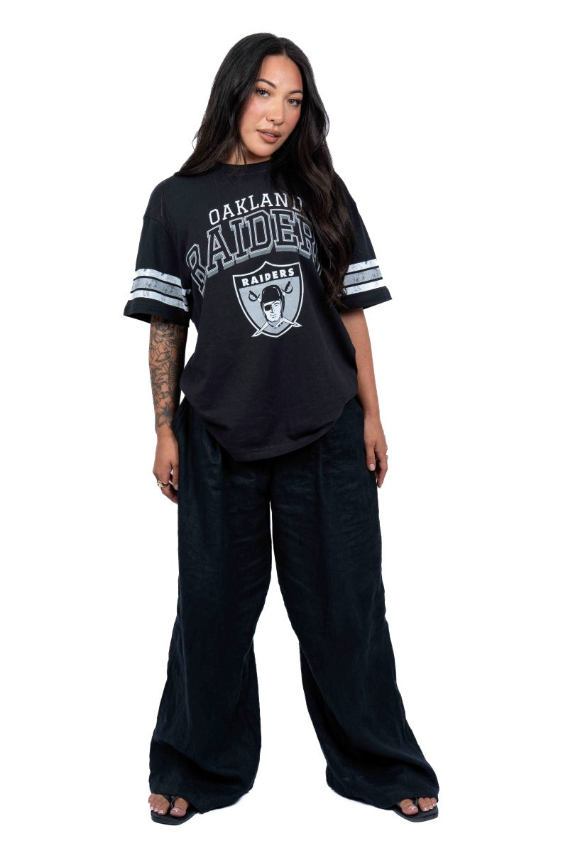 Oakland Raiders Arc Tee - Womens
