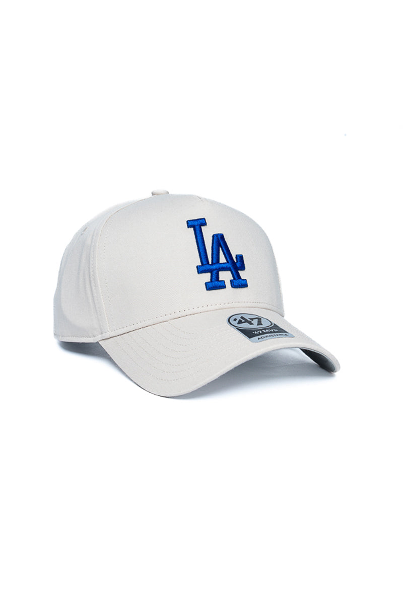 LA Dodgers Bone White 47 MVP A-Frame Cap - Mens