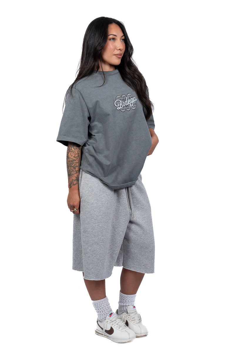 American Bodega Charcoal Puff Logo Tee - Womens
