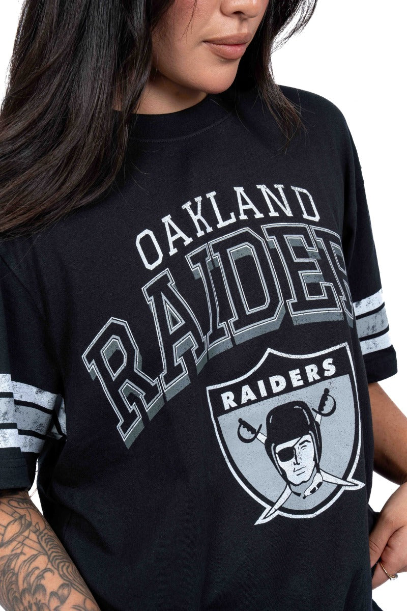 Oakland Raiders Arc Tee - Womens