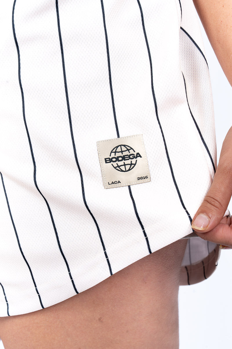 American Bodega Off White Baseball Jersey - Womens