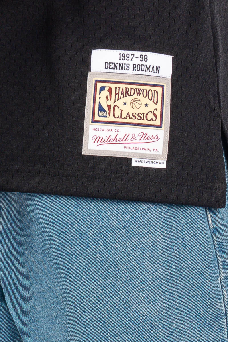 Chicago Bulls Rodman Leopard Logo NBA Hardwood Classic Jersey