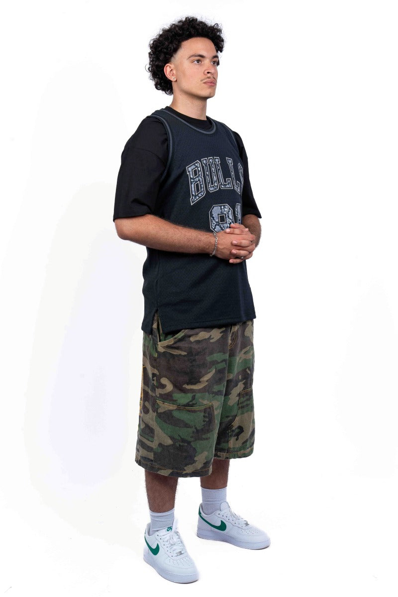 Chicago Bulls Rodman Snakeskin Jersey - Mens