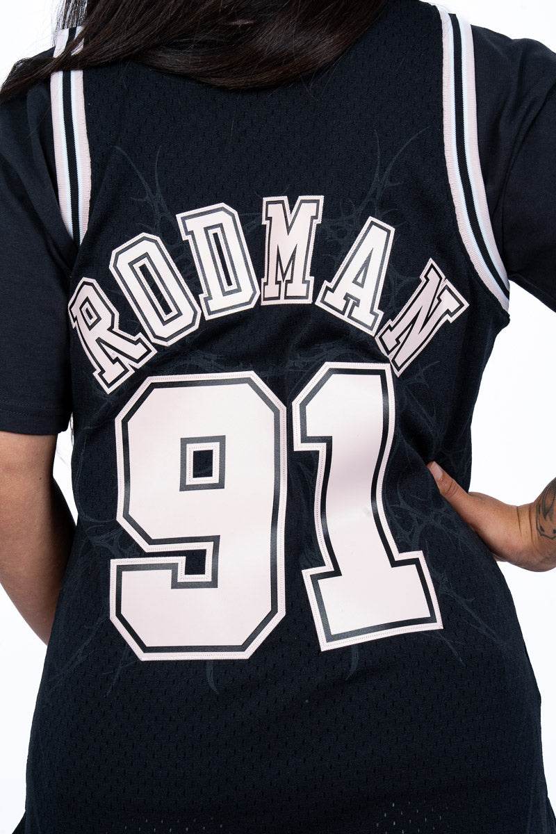Chicago Bulls Rodman Cyber Sigil Jersey - Womens