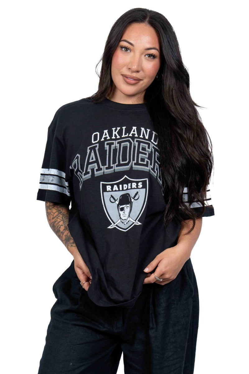 Oakland Raiders Arc Tee - Womens