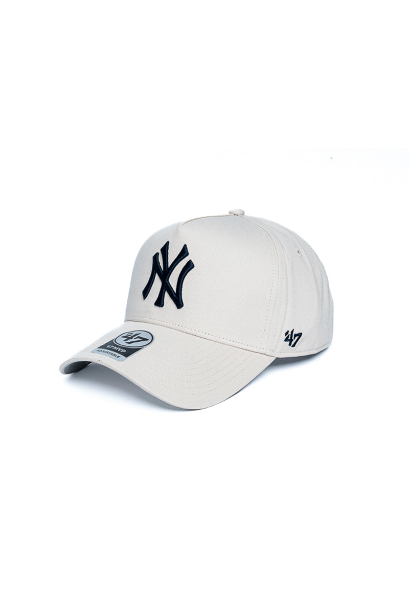 NY Yankees Bone White 47 MVP A-Frame Cap - Mens