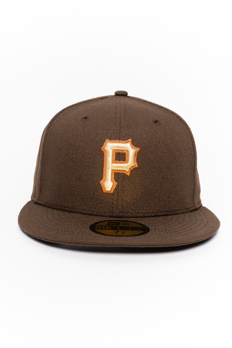Pittsburgh Pirates Walnut Brown 59Fifty Fitted Cap - Mens