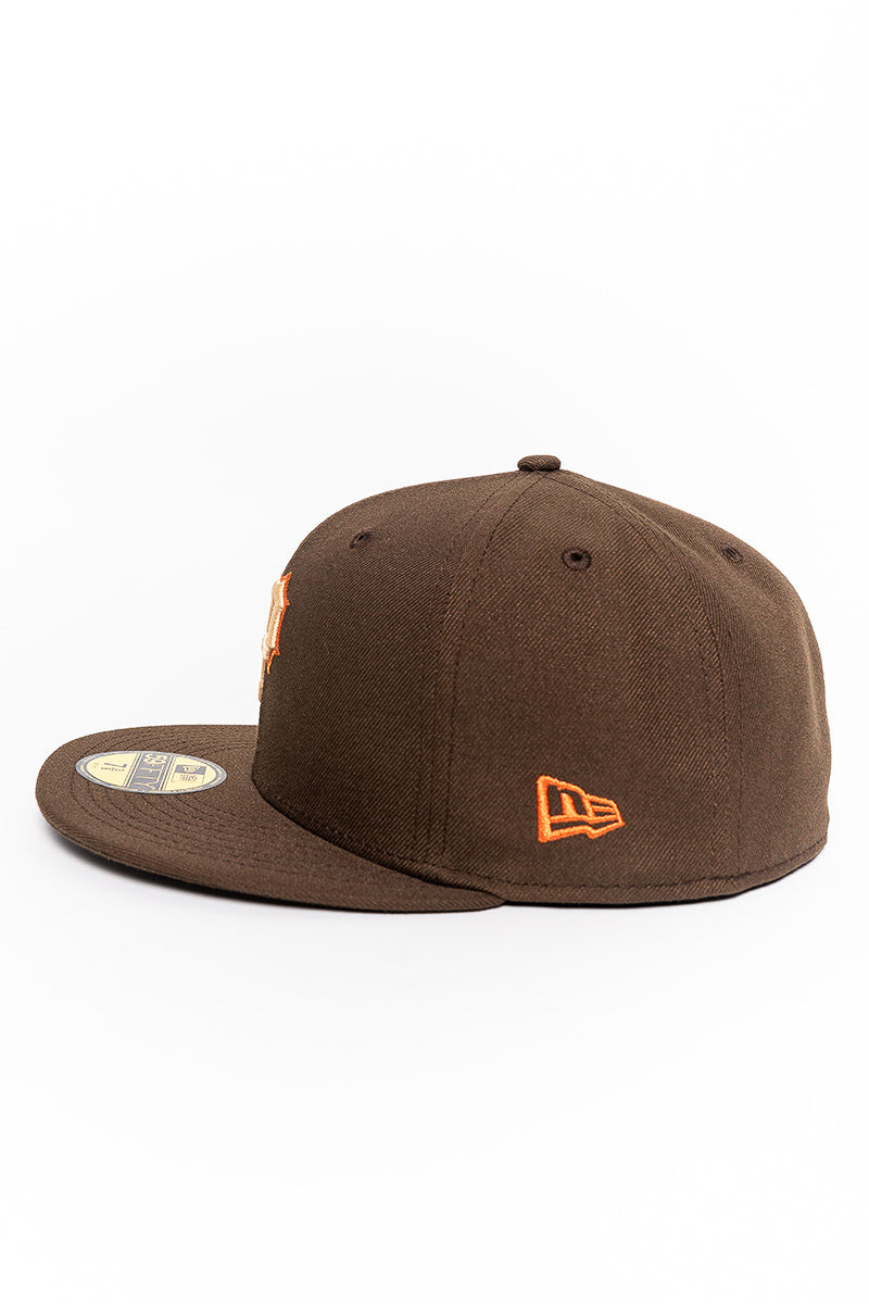 Pittsburgh Pirates Walnut Brown 59Fifty Fitted Cap - Mens