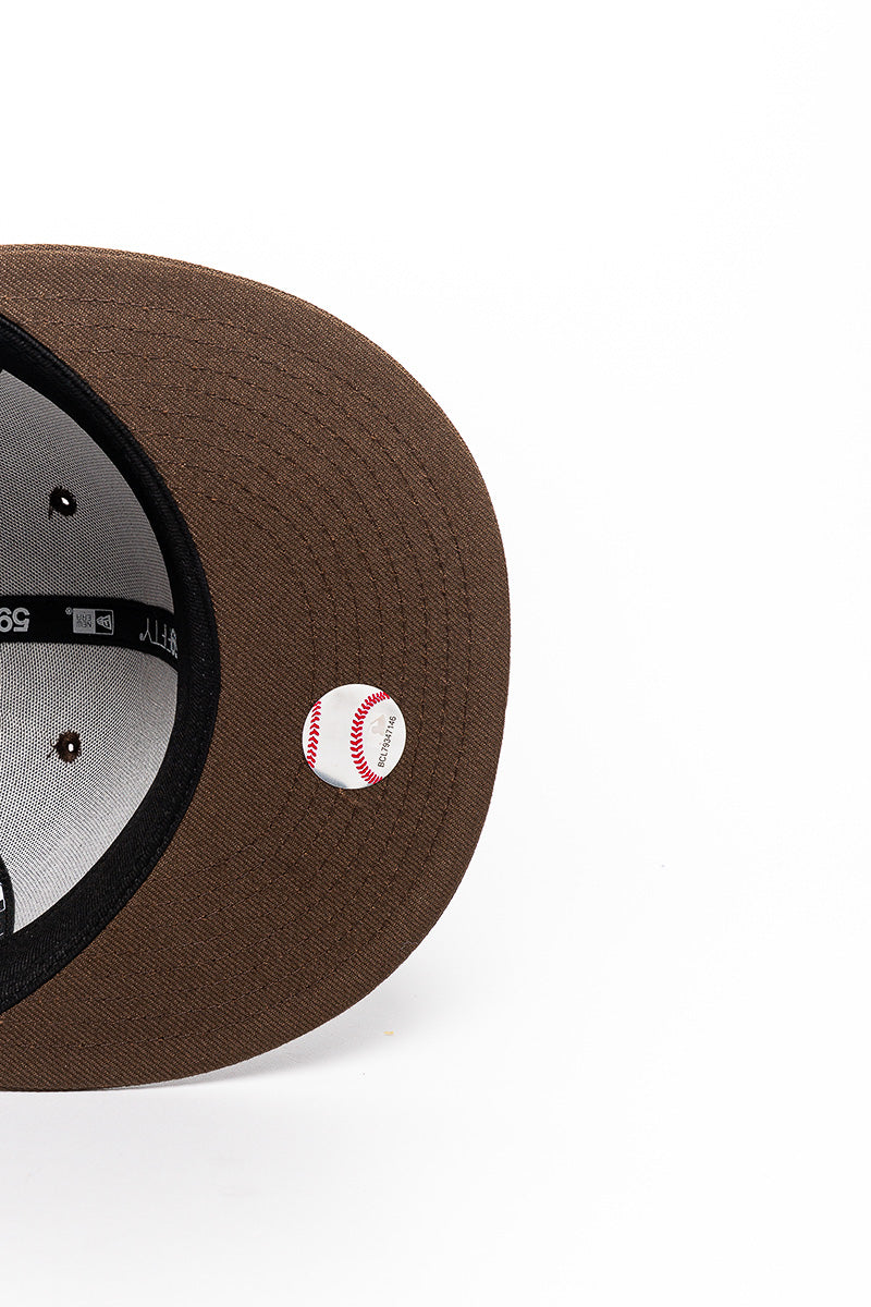 Pittsburgh Pirates Walnut Brown 59Fifty Fitted Cap - Mens