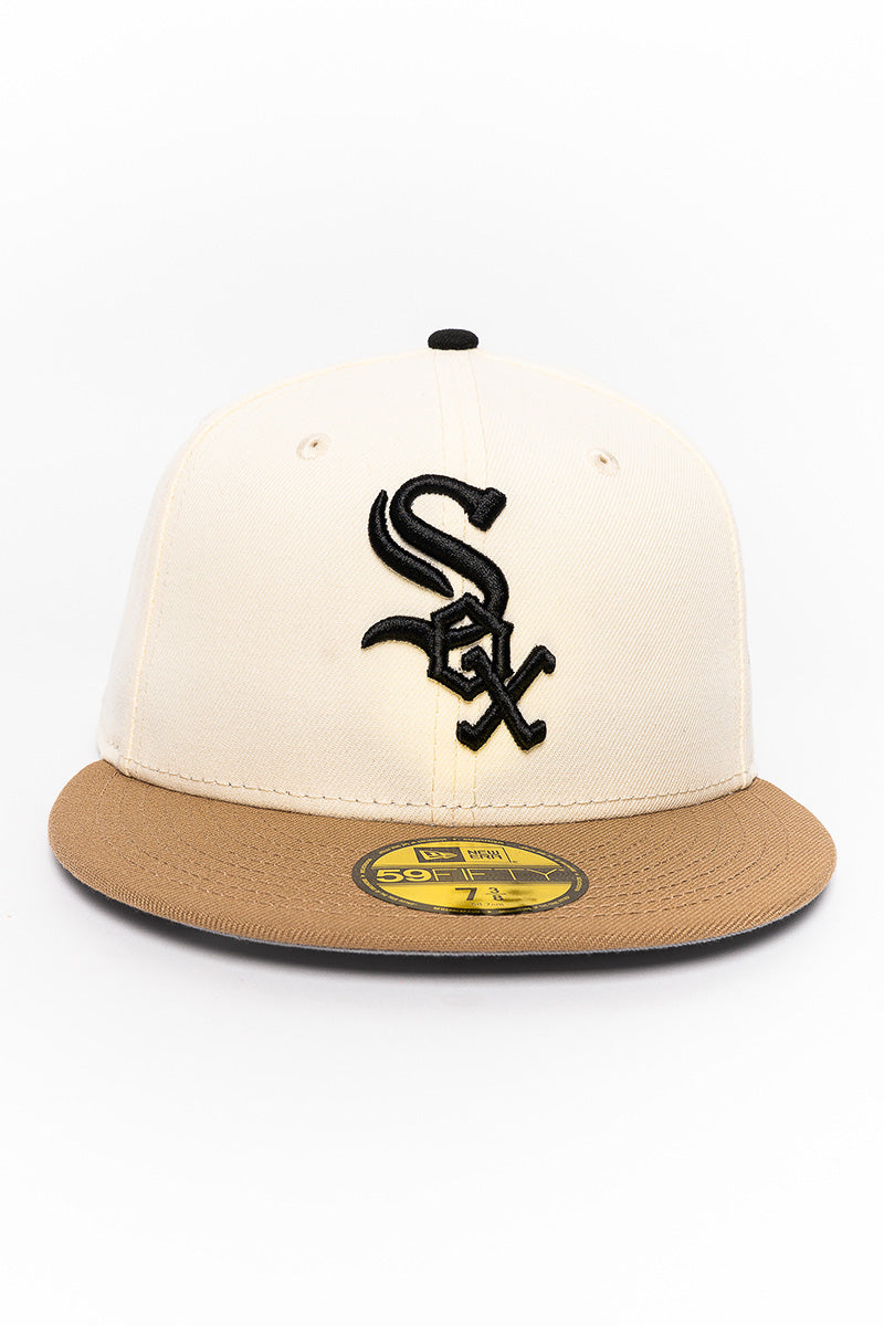 Chicago White Sox Chrome Khaki 59Fifty Fitted Cap - Mens