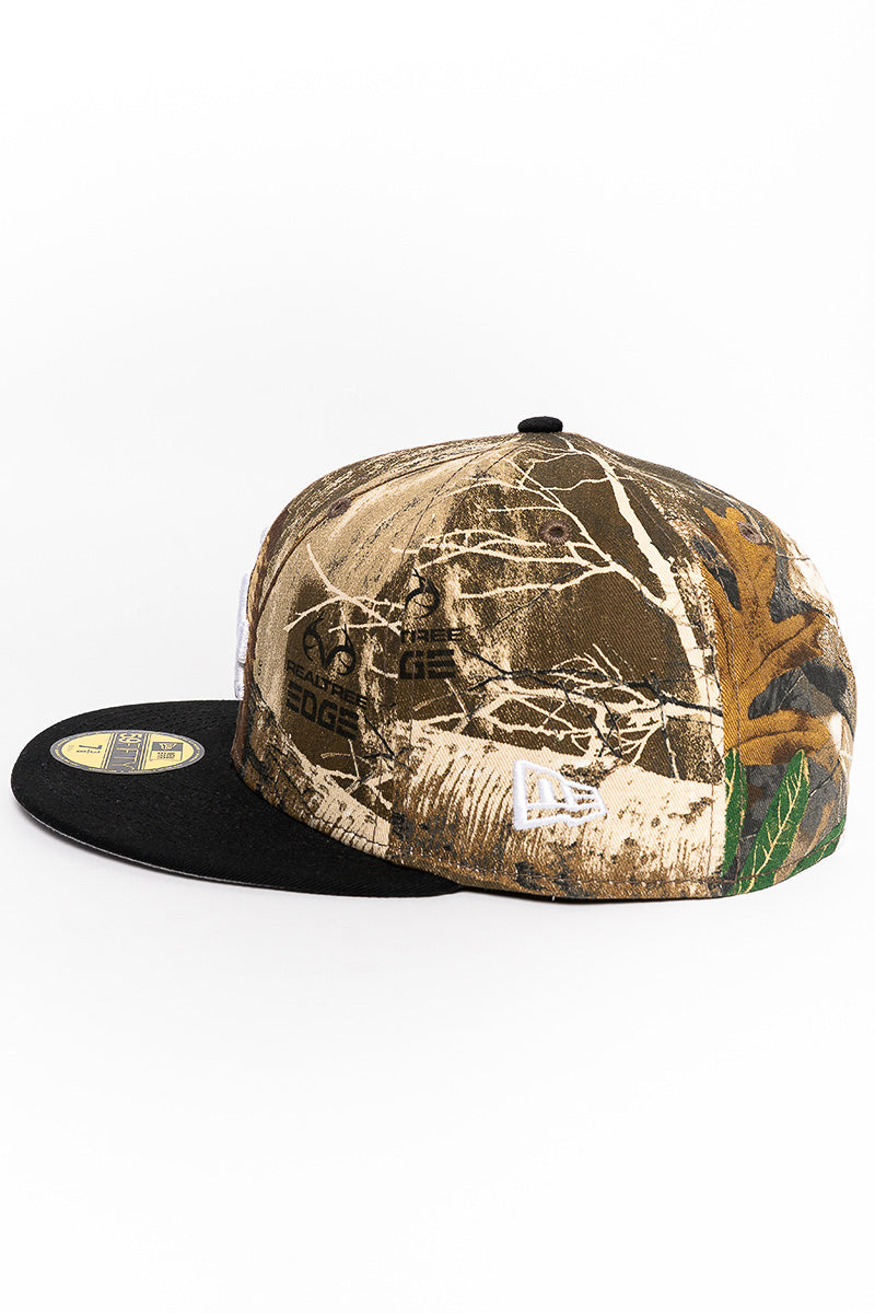 LA Dodgers Real Tree Camo 59Fifty Fitted Cap - Mens