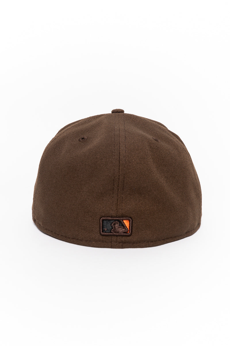 LA Dodgers Walnut Brown 59Fifty Fitted Cap - Mens
