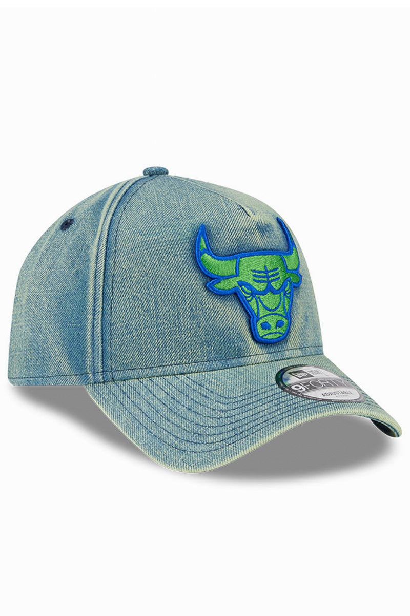 9Forty Acid Denim Chicago Bulls Cap - Womens
