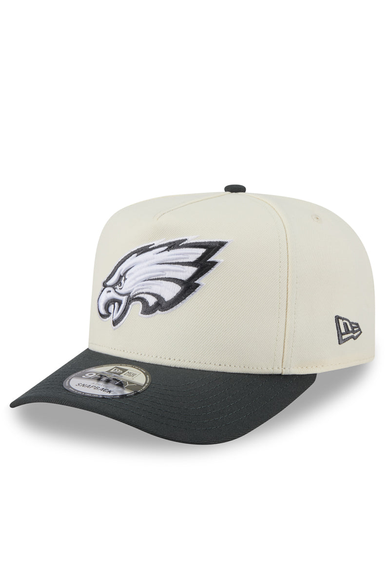 950 A-Frame Chrome Steel Philadelphia Eagles Cap - Mens