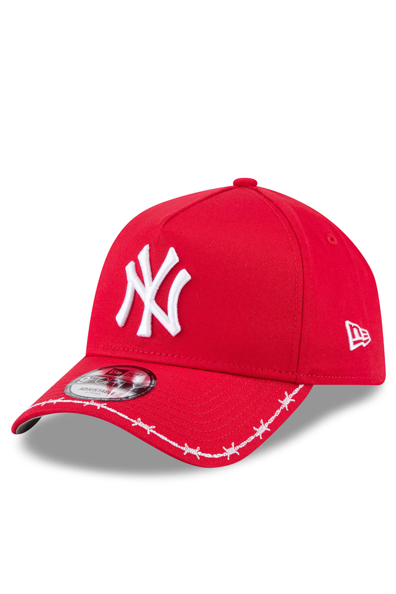 940 A-Frame Barbed Visor NY Yankees Cap - Mens