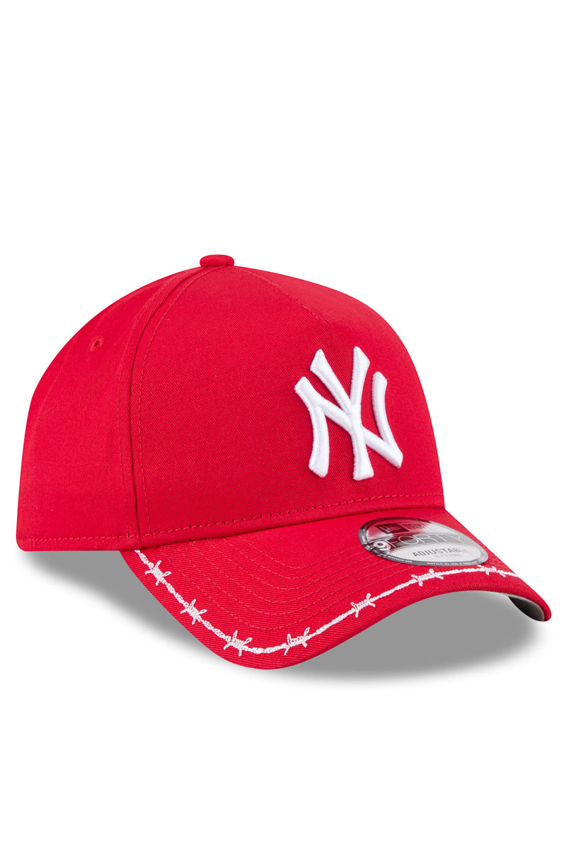 940 A-Frame Barbed Visor NY Yankees Cap - Mens