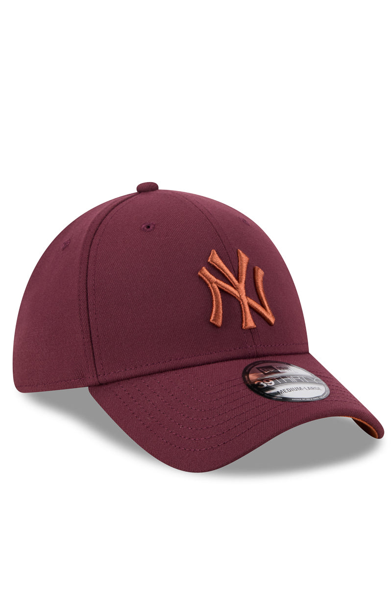 39Thirty NY Yankees Frosted Rust Fitted Cap - Mens