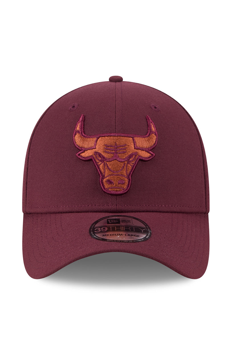 39Thirty Chicago Bulls Frosted Rust Fitted Cap - Mens
