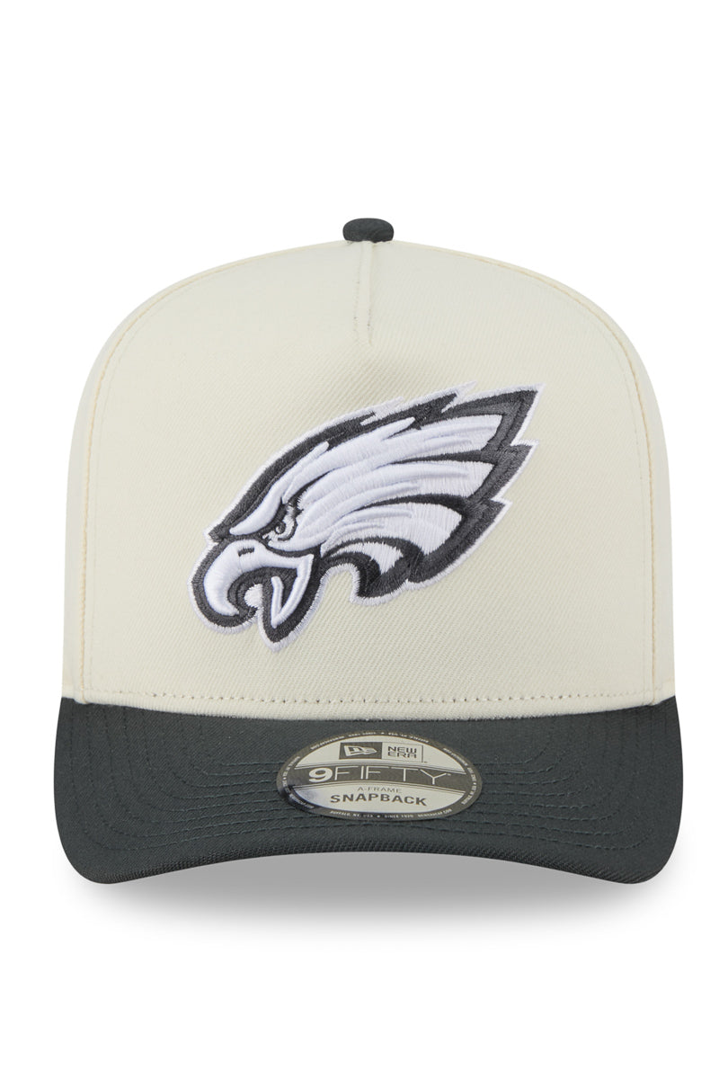 950 A-Frame Chrome Steel Philadelphia Eagles Cap - Mens
