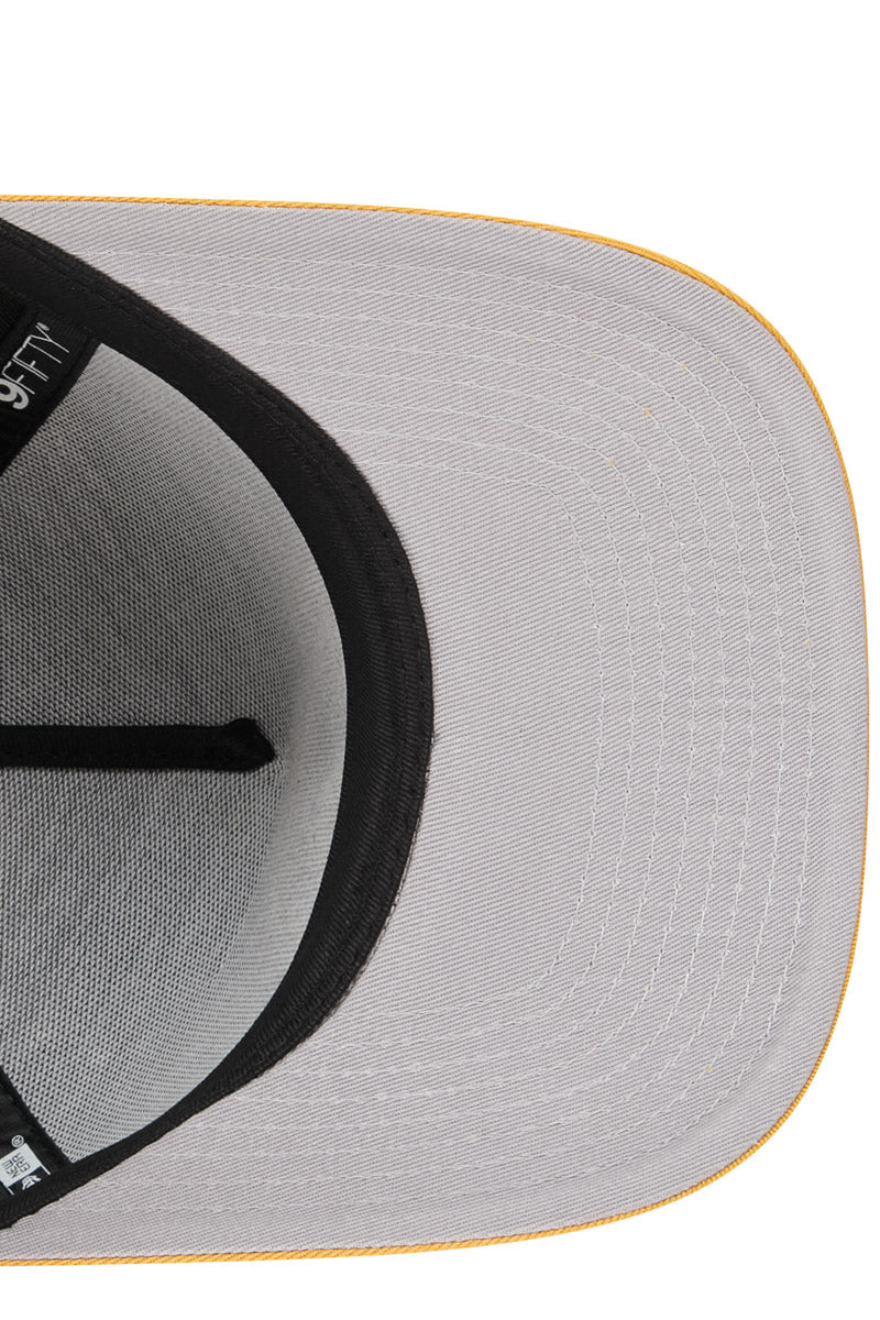 950 A-Frame Black Mustard LA Rams Cap - Mens