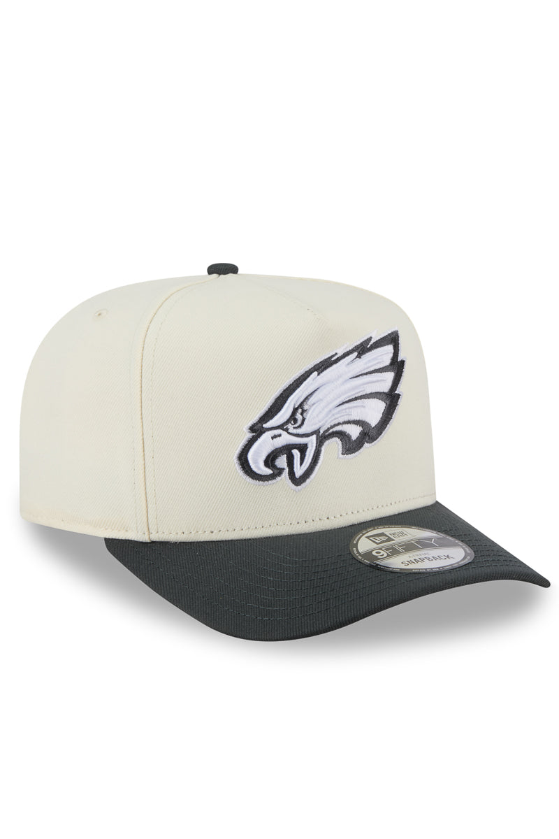 950 A-Frame Chrome Steel Philadelphia Eagles Cap - Mens