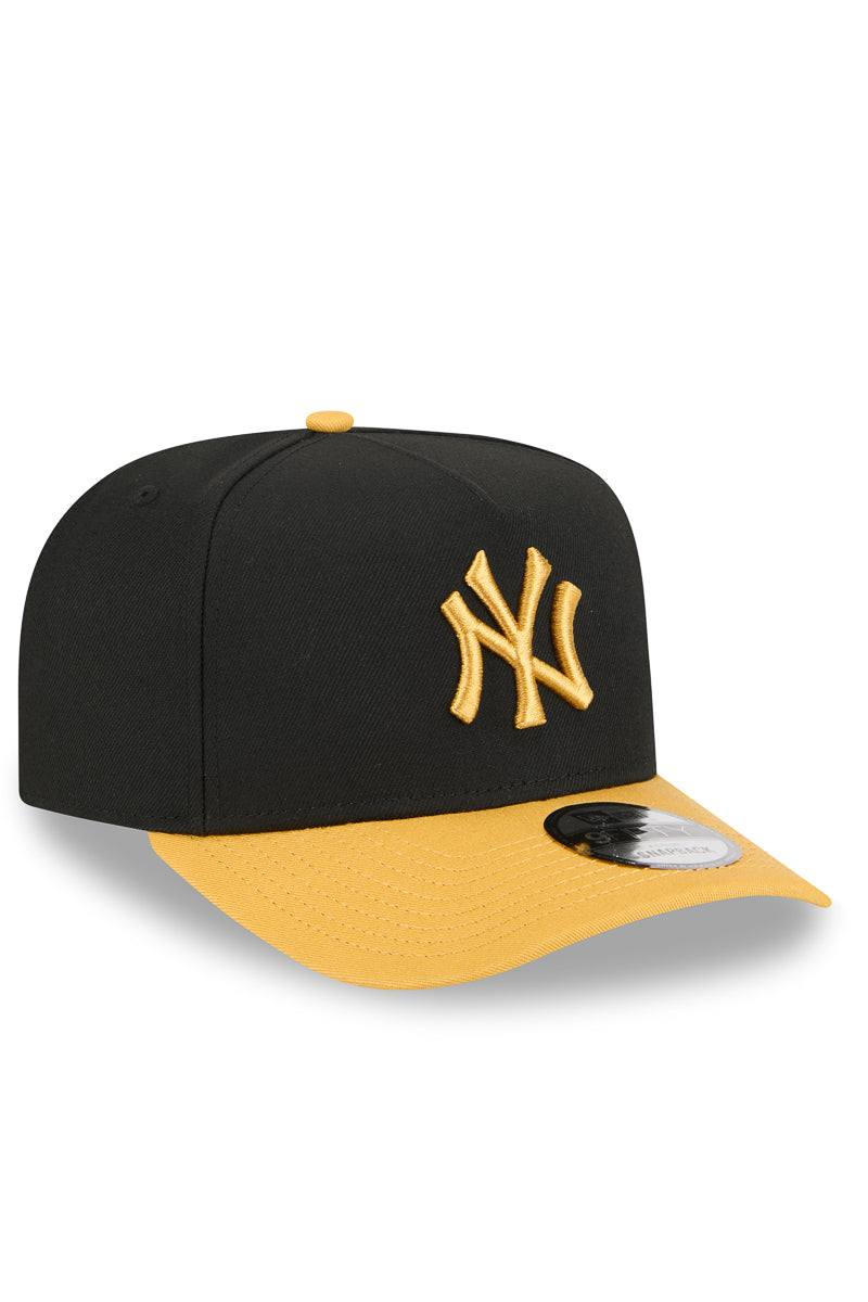 950 A-Frame Black Mustard NY Yankees Cap - Mens