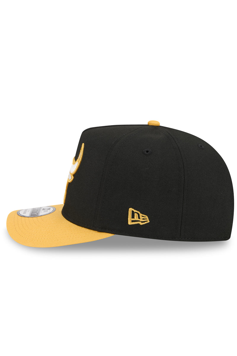 950 A-Frame Black Mustard Chicago Bulls Cap - Mens