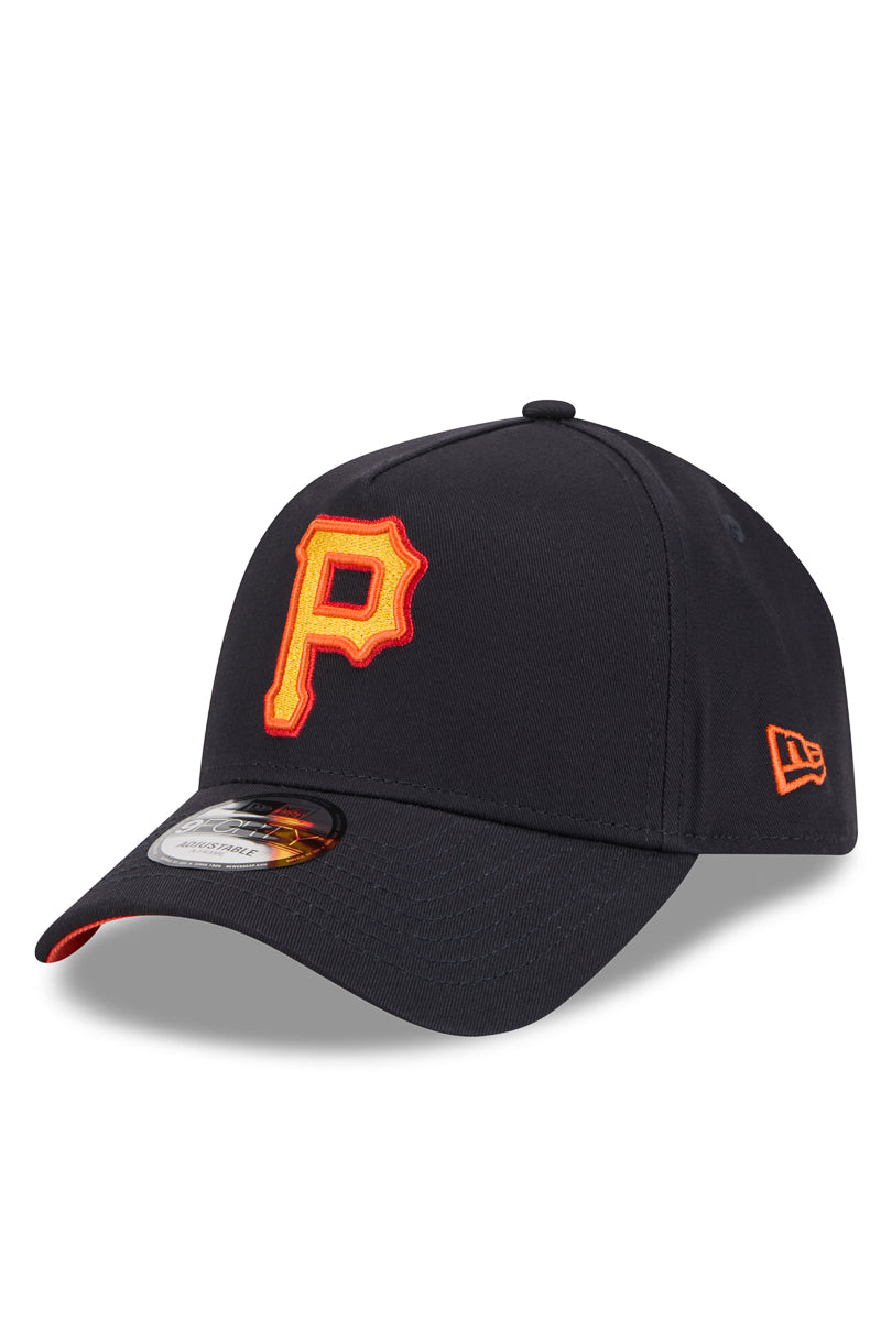 940 A-Frame Midnight Campfire Pittsburgh Pirates Cap - Mens