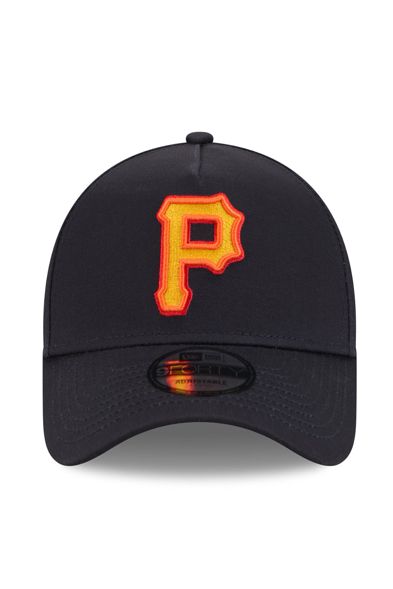 940 A-Frame Midnight Campfire Pittsburgh Pirates Cap - Mens