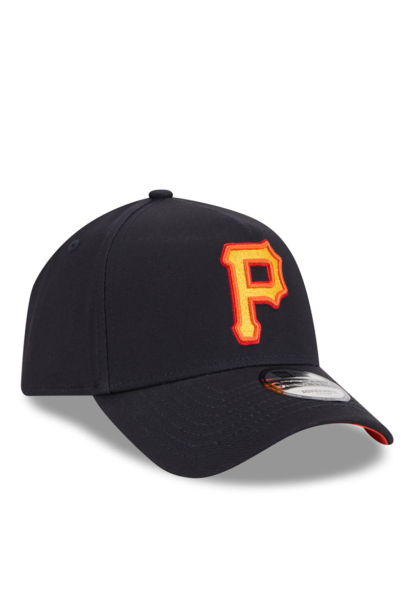 940 A-Frame Midnight Campfire Pittsburgh Pirates Cap - Mens