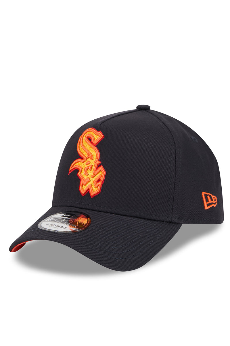 940 A-Frame Midnight Campfire Chicago White Sox Cap - Mens