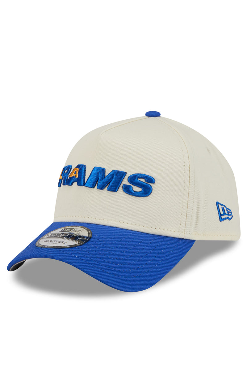 940 A-Frame LA Rams Off White Cap - Mens